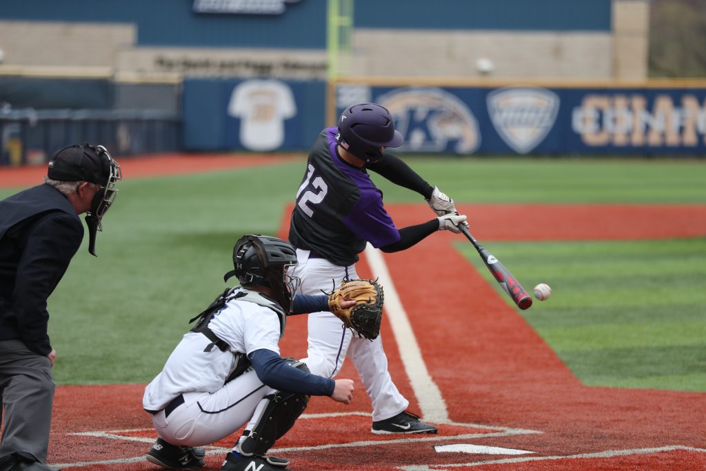 Baseball catcher, referee and hitter